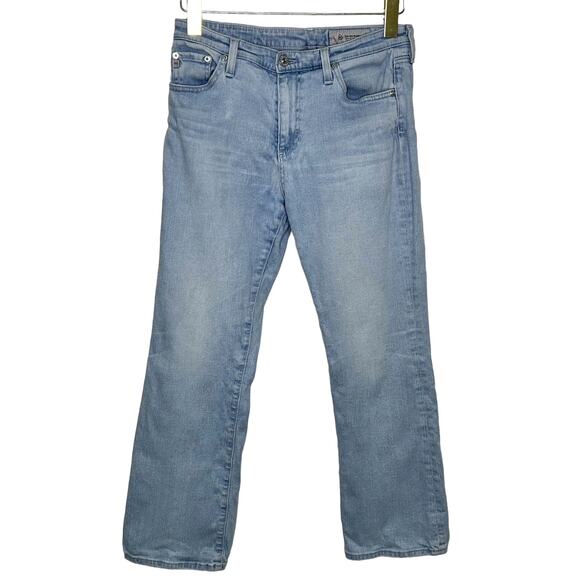 AG Adriano Goldschmied Ag-Ed Denim Light Wash Mid Rise Straight Leg Jeans 28 - Picture 1 of 7
